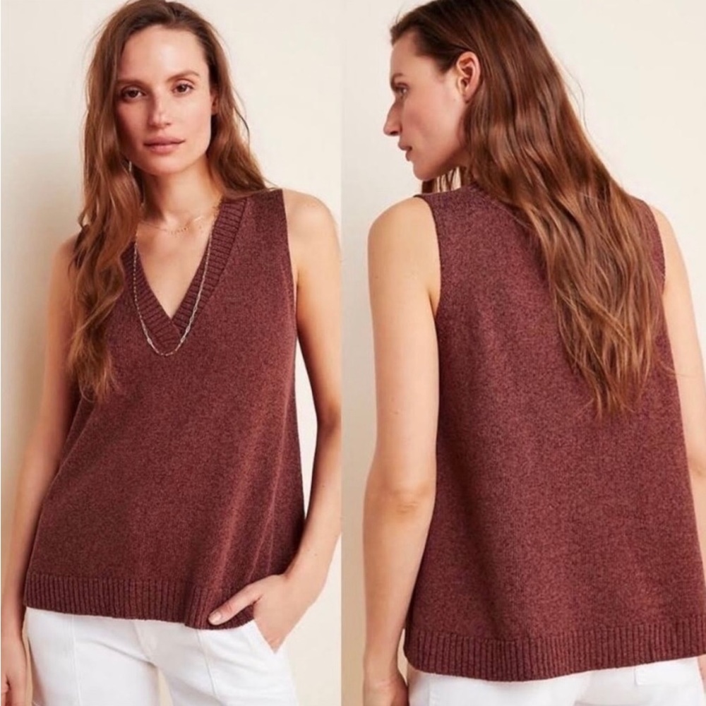 Anthro Sweater Tank Top
